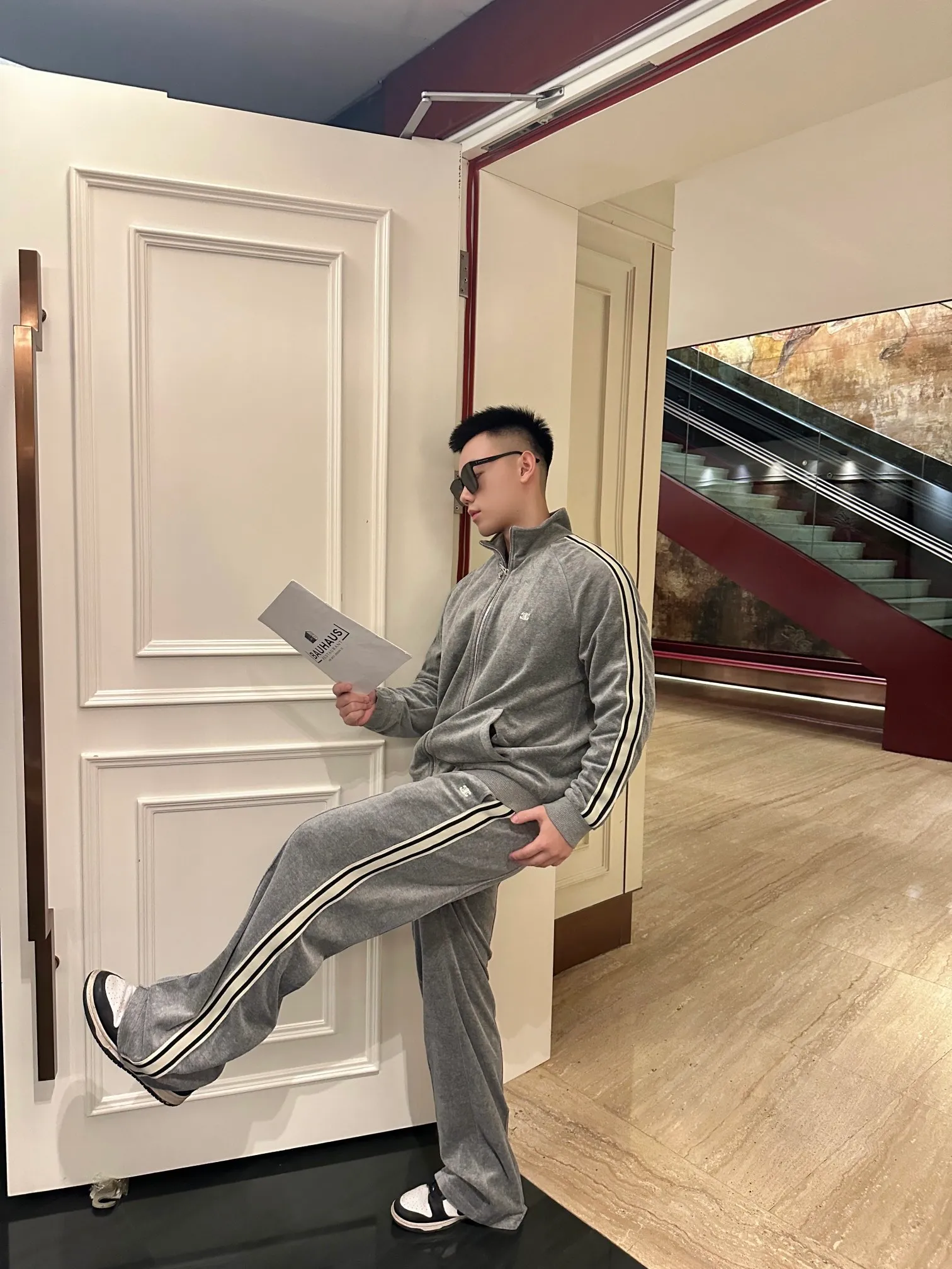"Upper body picture of model in suit"